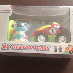 RV Cartoon Cars for toddlers 18+months-racecar and three ppl